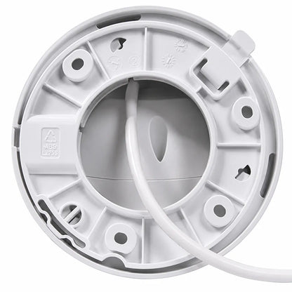 CP PLUS CP-UNC-DA21L3B-LQ 2MP Dual Light Dome IP Camera bottom mounting base with cable outlet for PoE installation -tpstech.in