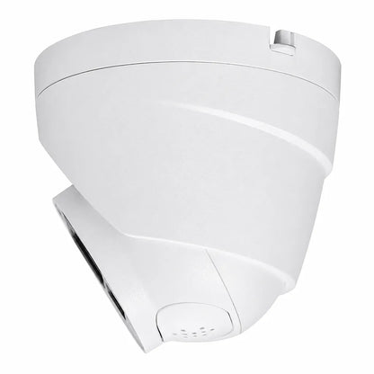 CP PLUS CP-UNC-DA21L3B-LQ 2MP Dual Light Dome IP Camera rear left view showing durable dome housing for indoor and outdoor surveillance -tpstech.in