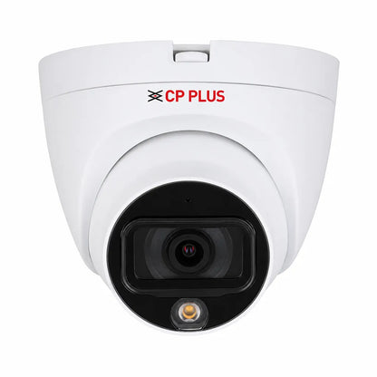 CP PLUS CP-UNC-DA41L2C-GP 4MP IP Network Dome Camera front view with full-color imaging and built-in microphone -tpstech.in