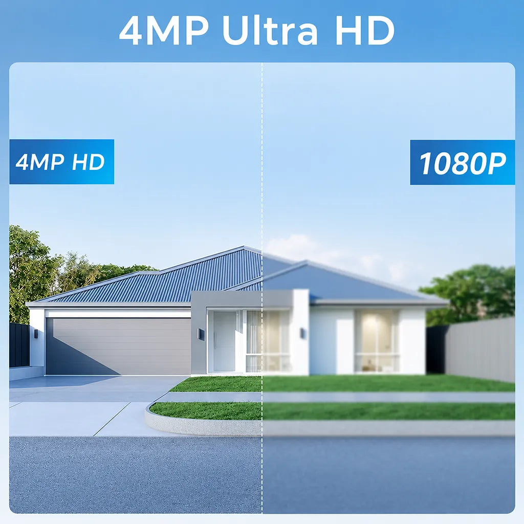 CP PLUS CP-UNC-DA41L3C-D-LQ 4MP Ultra HD network dome camera image quality comparison with Full HD resolution -tpstech.in