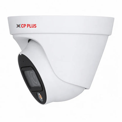 CP PLUS CP-UNC-DA81L3C-LQ 8MP Dual Light IP Dome Camera side view showing compact dome housing for indoor and outdoor installation -tpstech.in