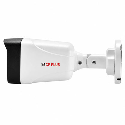 Right side view of CP PLUS CP-UNC-TA21L6C-Q 2MP Network IR Bullet Camera with IP67 weatherproof design -tpstech.in