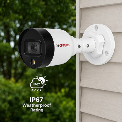 CP PLUS CP-UNC-TA41L3C-D-LQ IP67 weatherproof 4MP IP Bullet Camera designed for reliable outdoor security monitoring -tpstech.in