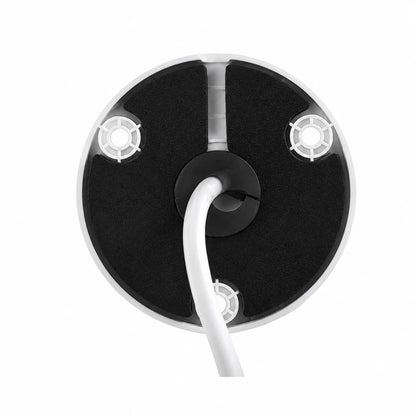CP PLUS CP-UNC-TA41L3C-D-Q 4MP IP network bullet camera mounting base view showing cable exit and installation bracket -tpstech.in
