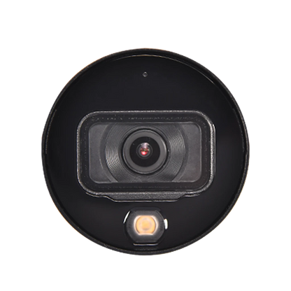 CP PLUS CP-UNC-TA41L3C-LQ 4MP Dual Light IP Bullet Camera front view showing lens and warm light illuminator -tpstech.in