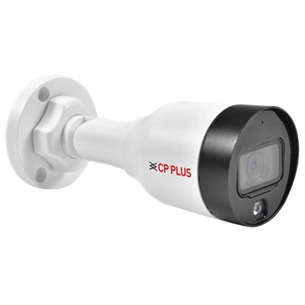 CP PLUS CP-UNC-TA41L3C-LQ 4MP Dual Light IP Bullet Camera right angle view for outdoor surveillance -tpstech.in