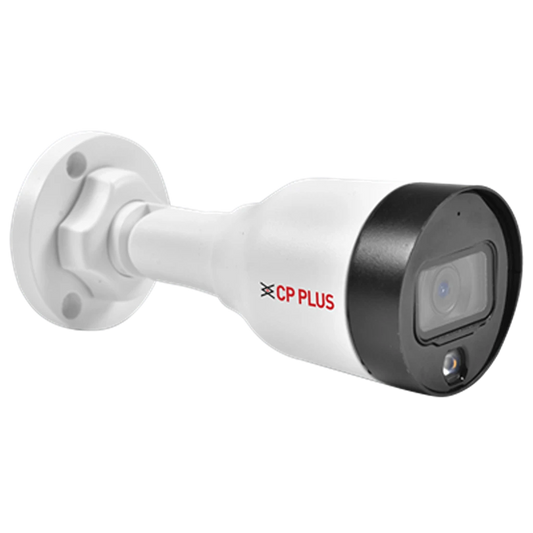CP PLUS CP-UNC-TA41L3C-LQ 4MP Dual Light IP Bullet Camera right angle view for outdoor surveillance -tpstech.in