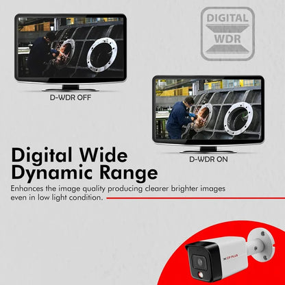 CP PLUS CP-UNC-TA81L3C-LQ 8MP Bullet Network Camera with Digital WDR for improved image quality in challenging lighting -tpstech.in