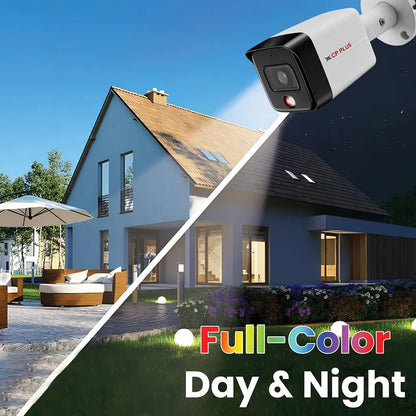 CP PLUS CP-UNC-TA81L3C-LQ 8MP Dual Light Bullet Camera delivering full color day and night surveillance -tpstech.in