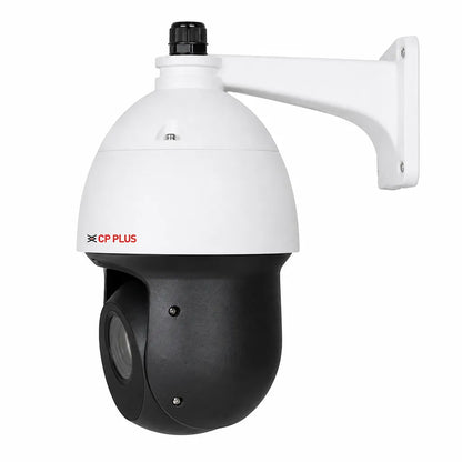 CP PLUS CP-UNP-D2521L10-DAQ 2MP 25X Network PTZ Camera side view with wall mounting bracket -tpstech.in