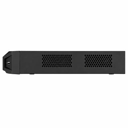 CP PLUS CP-UNR-4K4082-V2 8 Channel 4K Network Video Recorder right side view with ventilation grille and USB interface -tpstech.in