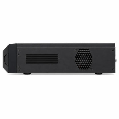 CP PLUS CP-UNR-4K5324-FI 32 Channel 4K AI Network Video Recorder side view showing cooling vents and metal housing -tpstech.in