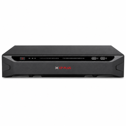 CP PLUS CP-UNR-4K5324-V3 32 Channel 4K AI Network Video Recorder front view with dual USB ports and LED status indicators -tpstech.in