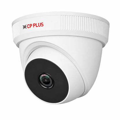 CP PLUS CP-URC-DC24PL2C-V3 2.4MP IR Dome Security Camera front right angle with built-in mic -tpstech.in