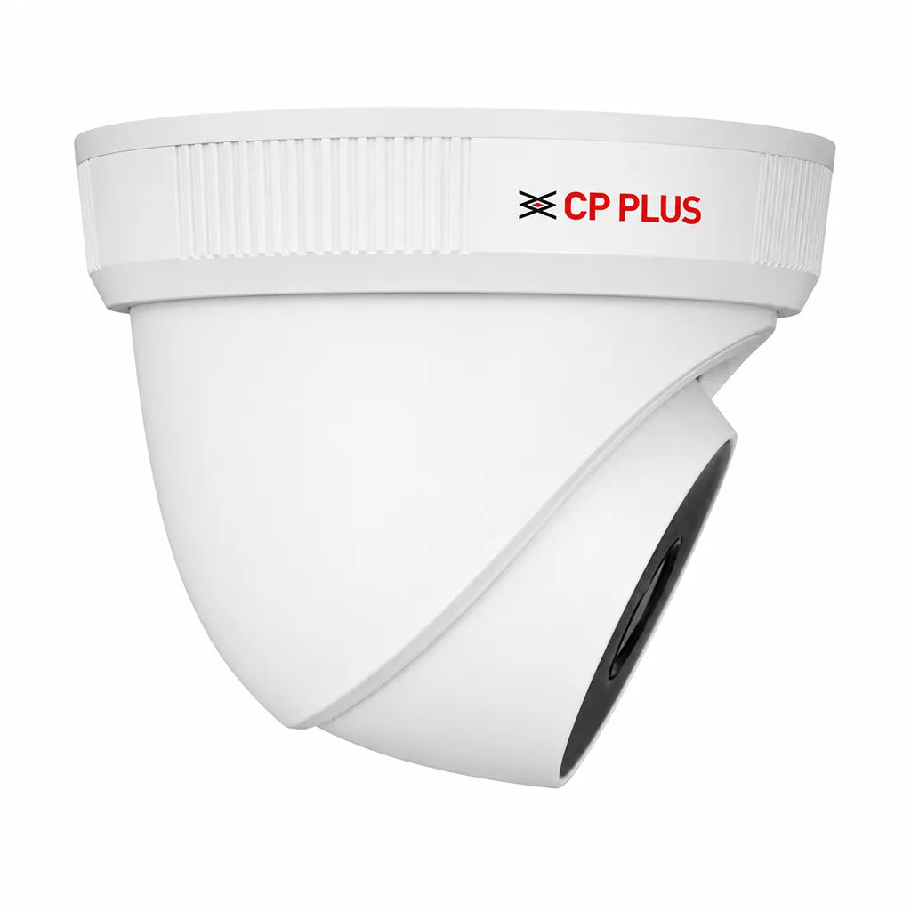 CP PLUS CP-URC-DC24PL2C-V3 IR Dome Camera left side view for indoor CCTV surveillance installation -tpstech.in