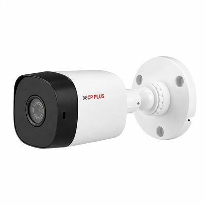 CP PLUS CP-URC-TC24PL2-V3 2.4MP Full HD IR Bullet Camera front angle product view for CCTV installations -tpstech.in