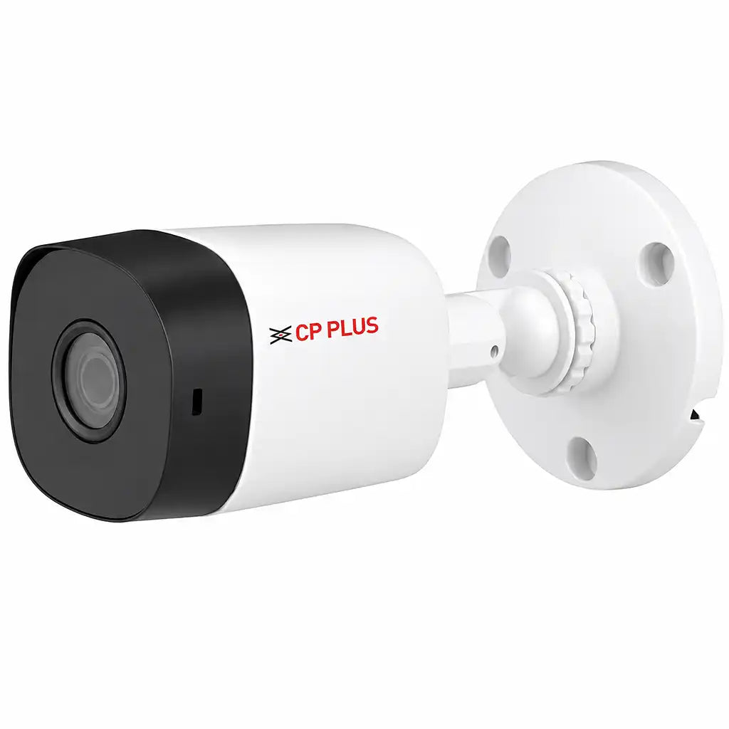 CP PLUS CP-URC-TC24PL2C-V3 2.4MP HD IR bullet camera front right angle product image -tpstech.in