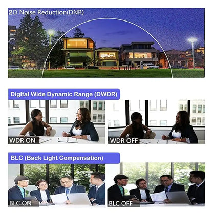 CP PLUS CP-URC-TC24PL2C-V3 bullet camera featuring DWDR, 2D DNR and BLC for improved image quality -tpstech.in
