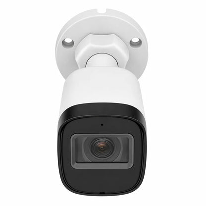 Front view of CP PLUS CP-URC-TC24PL3C 2.4MP Full HD IR Bullet CCTV Camera with built-in microphone -tpstech.in