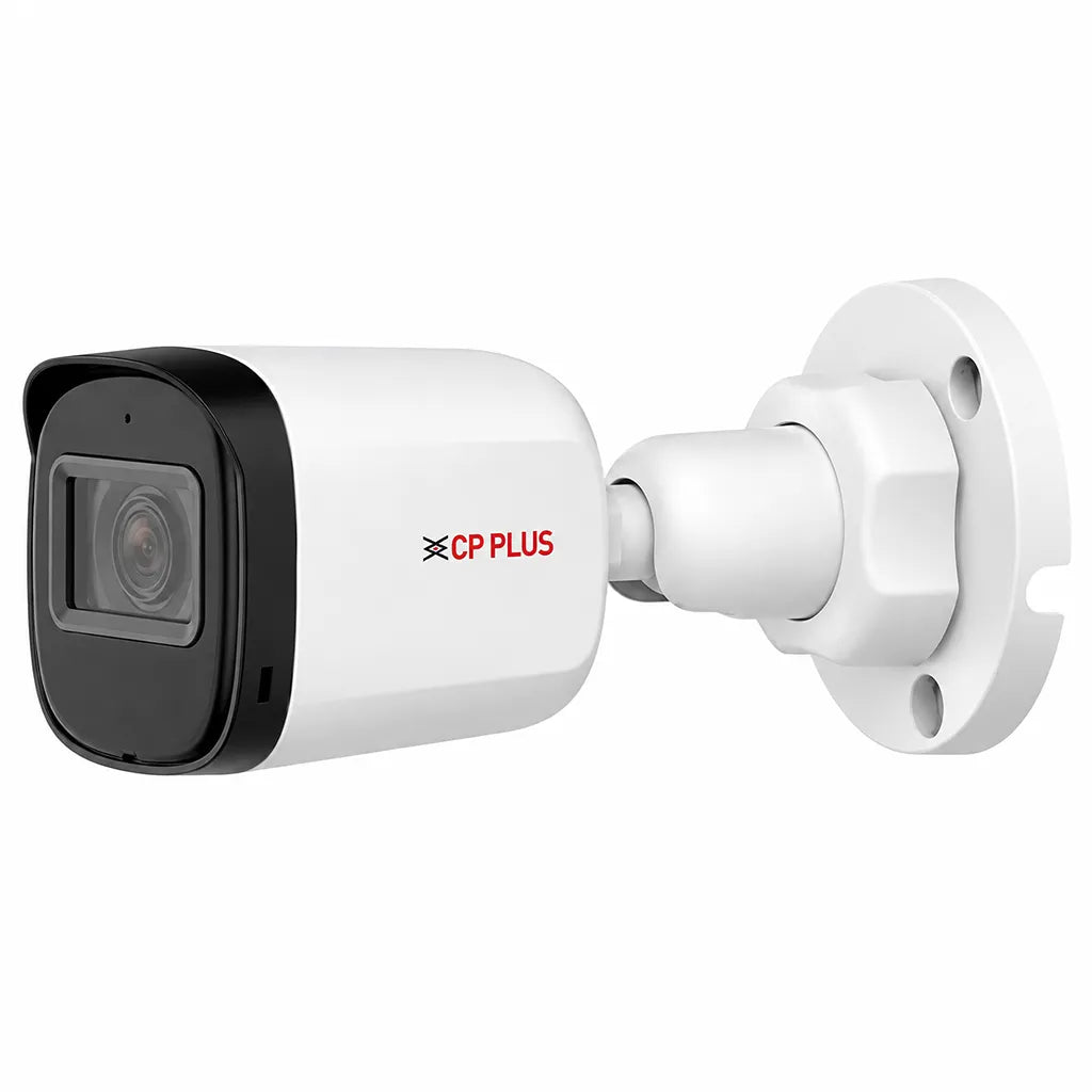 Left angle view of CP PLUS CP-URC-TC24PL3C 2.4MP Full HD IR Bullet CCTV Camera for indoor and outdoor surveillance -tpstech.in