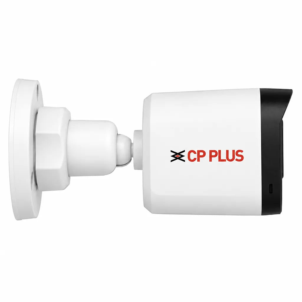 CP PLUS CP-URC-TC51PL3C 5MP Full Color Bullet Camera right side profile for CCTV surveillance installation -tpstech.in