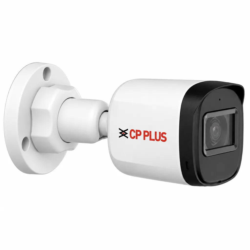 CP PLUS CP-URC-TC51PL3C 5MP Full Color Bullet CCTV Camera right angle view for outdoor surveillance -tpstech.in