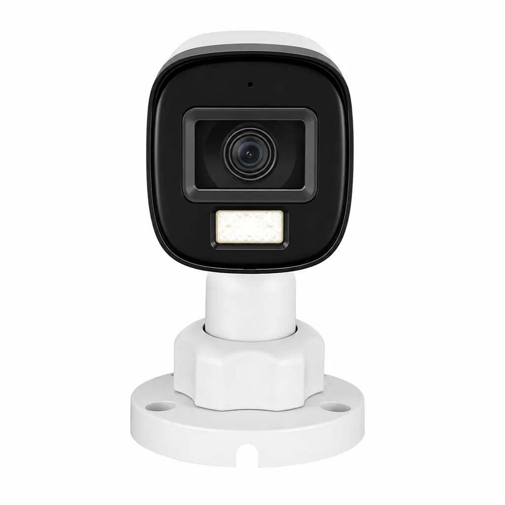 CP PLUS CP-URC-TC51PL3C-L 5MP full color bullet CCTV camera front view with built-in microphone and LED light -tpstech.in