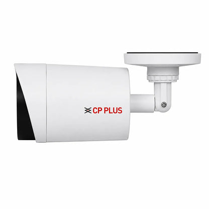 CP PLUS CP-USC-TA24L2 2MP Full HD IR Bullet CCTV Camera side profile with adjustable wall mount -tpstech.in