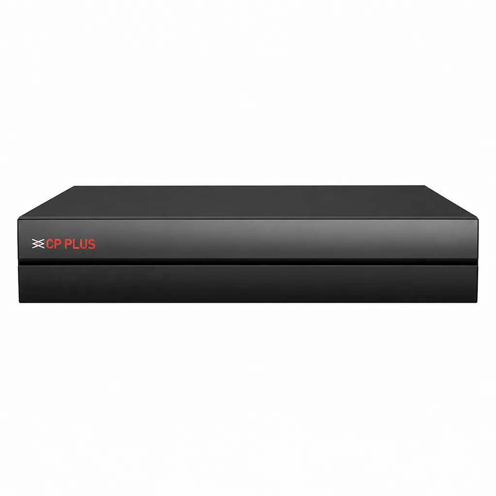 CP PLUS CP-UVR-0401E1V-I 4 Channel HD DVR front view for home and office CCTV security -tpstech.in