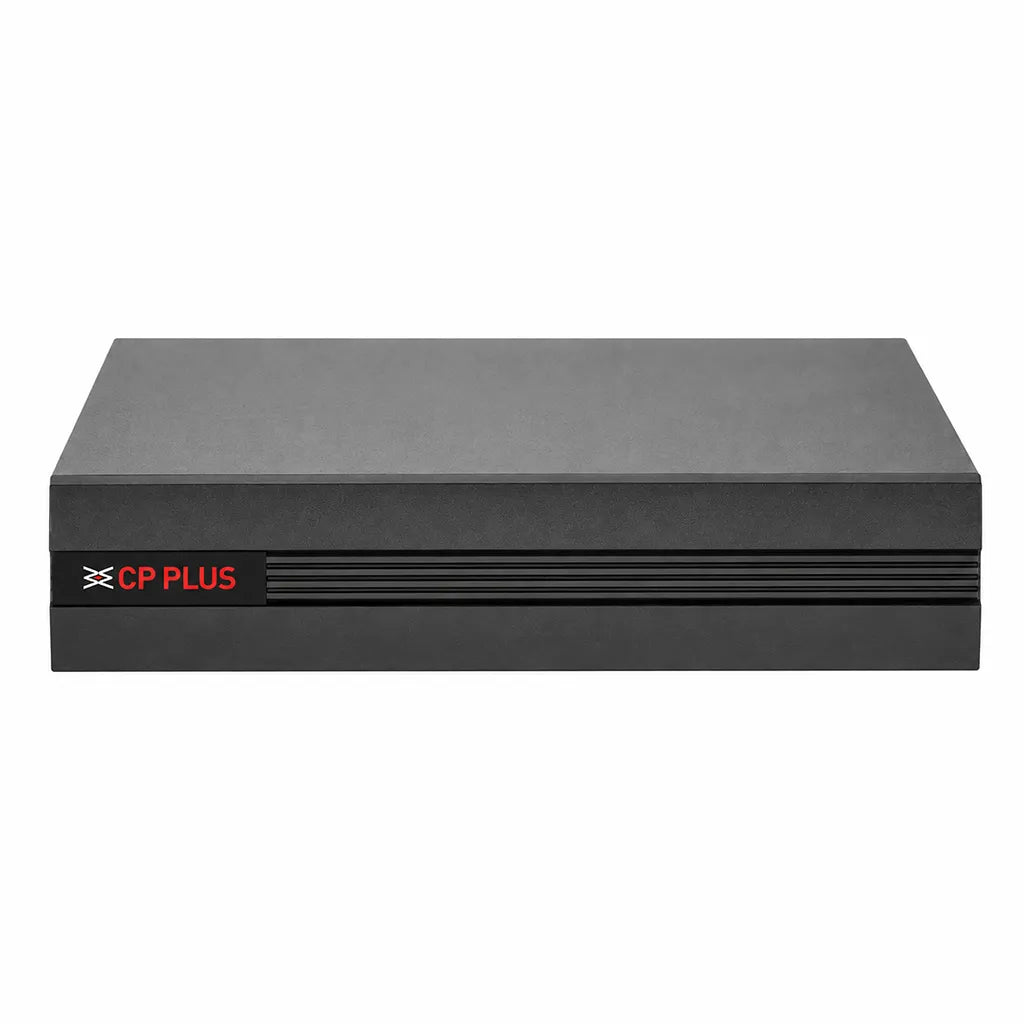 CP PLUS CP-UVR-1601E1-HC 16 Channel H.265 HD CCTV DVR front view with CP PLUS branding -tpstech.in