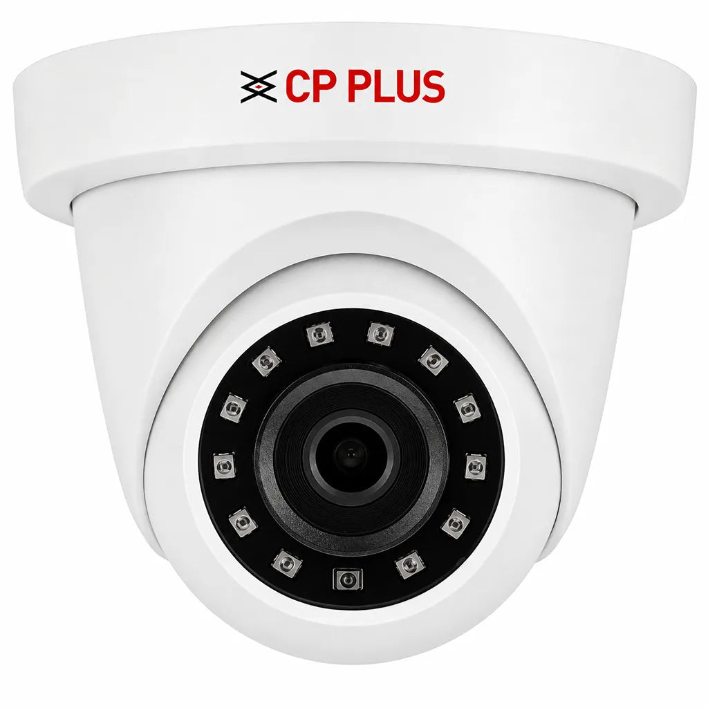 CP PLUS CP-VAC-D50L2-V2 5MP HD IR Dome Camera front view with 20m IR night vision for CCTV surveillance -tpstech.in