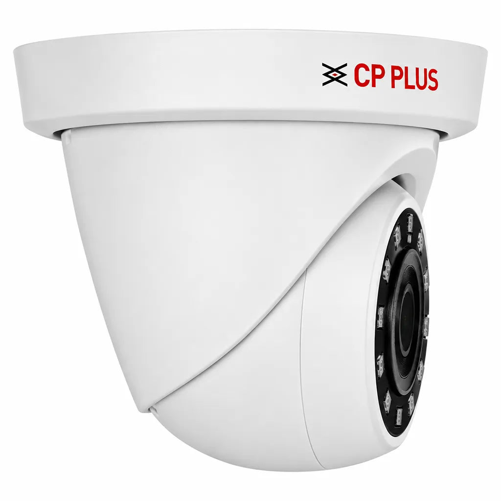 CP PLUS CP-VAC-D50L2-V2 5MP HD IR Dome Camera left side profile showing compact dome design -tpstech.in