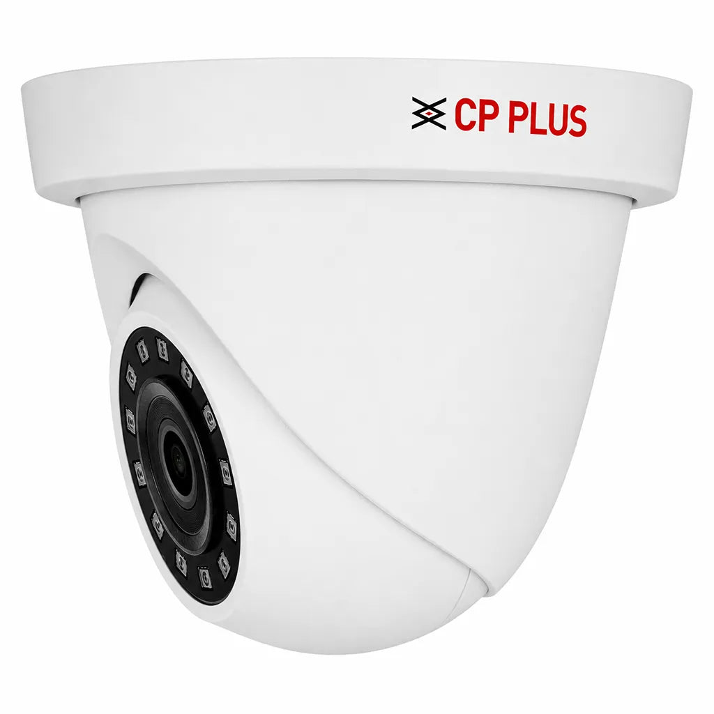 CP PLUS CP-VAC-D50L2-V2 5MP HD IR Dome Camera right side profile with weather-resistant housing -tpstech.in