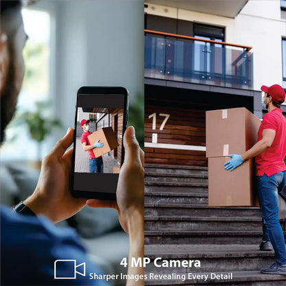 CP PLUS CP-Z45Q 4MP Outdoor WiFi PT Camera delivering high-resolution surveillance footage -tpstech.in