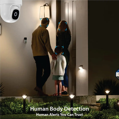 CP PLUS CP-Z45Q 4MP WiFi PT Camera featuring intelligent human body detection for accurate alerts -tpstech.in