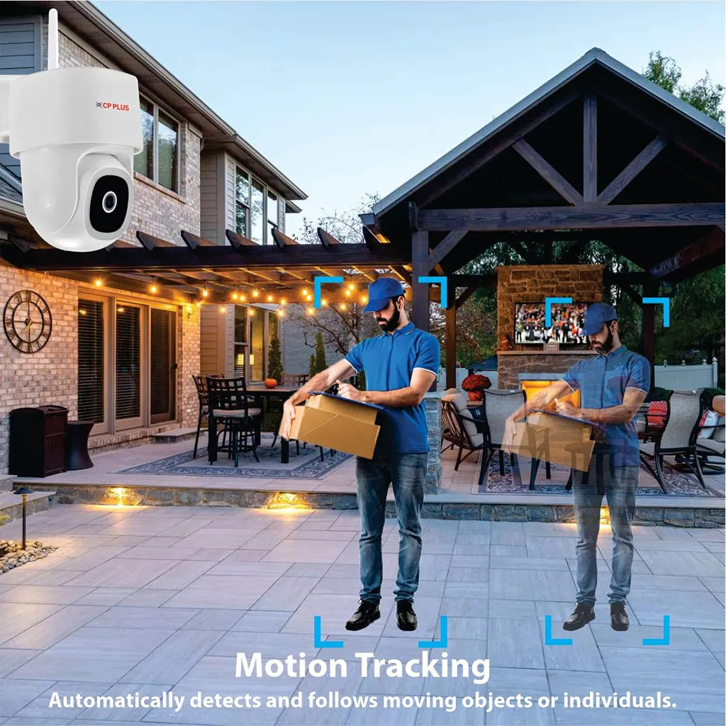 CP PLUS CP-Z45Q Outdoor WiFi PT Camera with intelligent motion tracking for continuous monitoring -tpstech.in