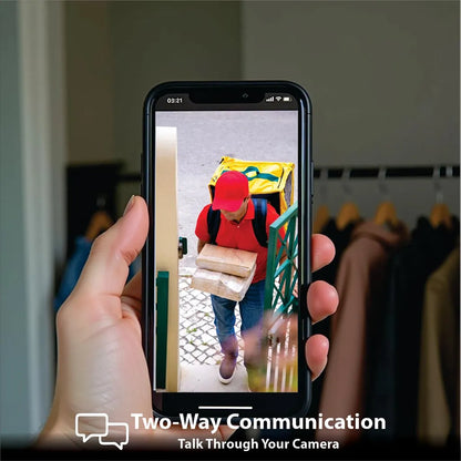 CP PLUS CP-Z45Q 4MP Outdoor WiFi Camera with two-way communication for remote conversations -tpstech.in