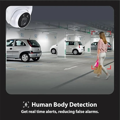 CP PLUS EZ-M32T 3MP 4G outdoor security camera with intelligent human body detection for reduced false alarms -tpstech.in