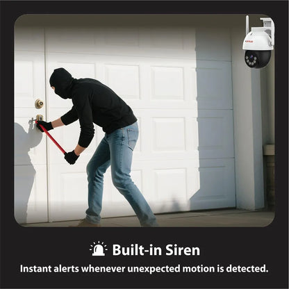 CP PLUS EZ-S35T 3MP 4G outdoor security camera with built in siren for instant intrusion alerts -tpstech.in