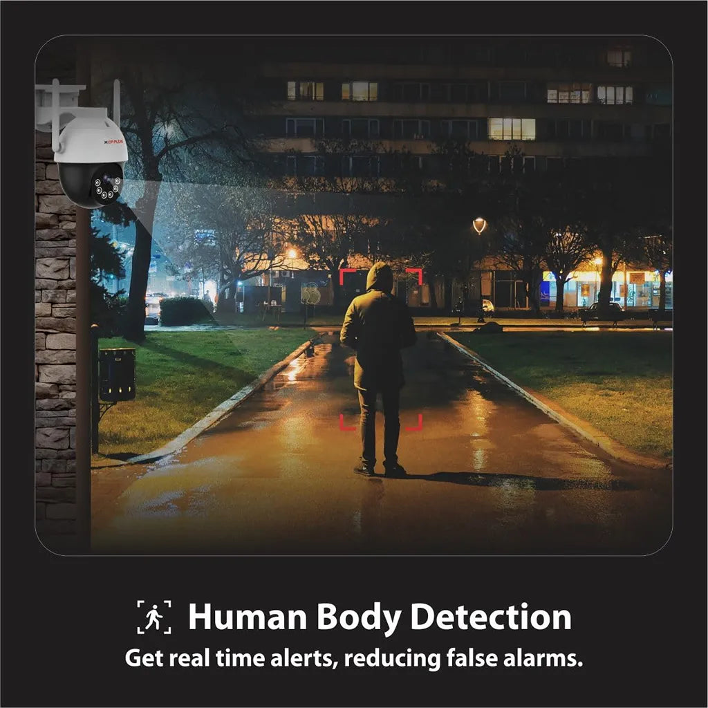 CP PLUS EZ-S35T 3MP outdoor security camera with human body detection for accurate motion alerts -tpstech.in
