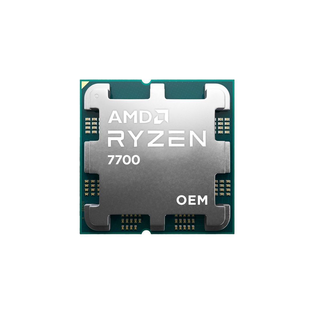 AMD Ryzen 7 7700 Desktop Processor 8 Cores up to 5.3GHz 40MB Cache AM5 Socket with Radeon Graphics (Tray)