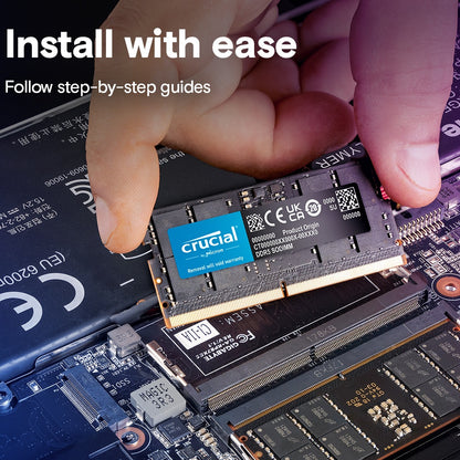 Crucial RAM 96GB Kit 2x48GB DDR5 5600 MHz SODIMM CL46 Laptop Memory