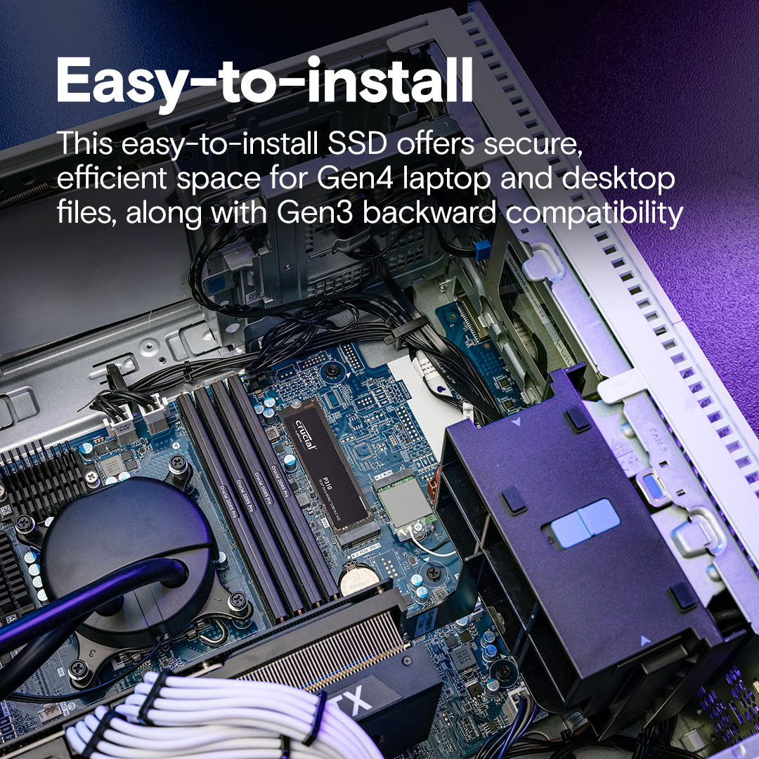 Crucial P310 500GB PCIe Gen4 NVMe 2280 M.2 SSD