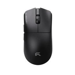 Cybeart Artemis 52g Ultra-Light Wireless Gaming Mouse top view showing scroll wheel and ergonomic matte black shell -tpstech.in