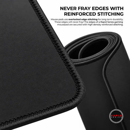 Cybeart Ghost XXL Gaming Mouse Pad Black 900x400mm high density reinforced overlocked stitched edges -tpstech.in