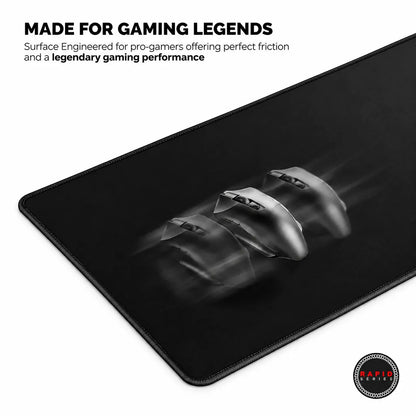 Cybeart Ghost XXL Gaming Mouse Pad Black 900x400mm featuring smooth glide surface for pro gaming -tpstech.in