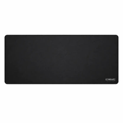 Cybeart Ghost XXL Gaming Mouse Pad Black 900x400mm full top down view on white background -tpstech.in
