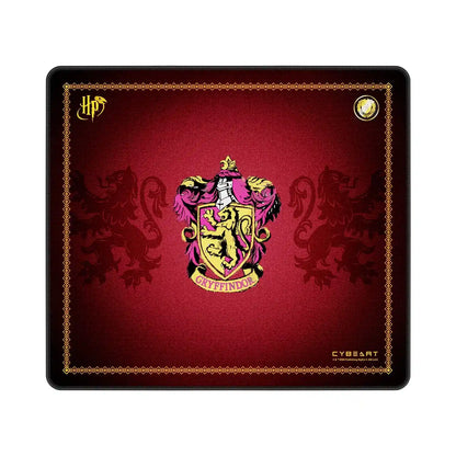 Cybeart Gryffindor Classic Large Gaming Mouse Pad with Micro-Woven Surface top view featuring Harry Potter Gryffindor house crest -tpstech.in