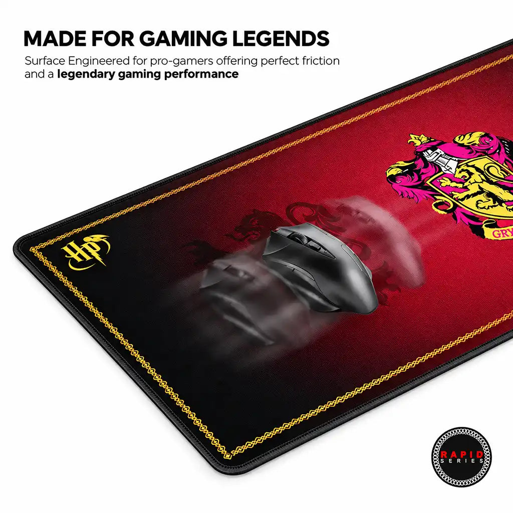 Cybeart Gryffindor Classic XXL Gaming Mouse Pad for PC Mac friction free smooth gliding surface -tpstech.in