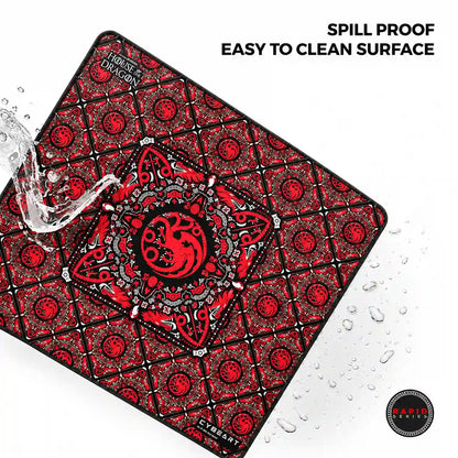 Cybeart House Targaryen Gaming Mouse Pad Large Waterproof spill proof easy to clean surface -tpstech.in